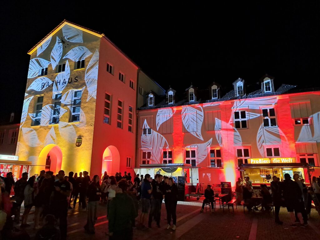 Menschen während einer Open-air-Veranstaltung