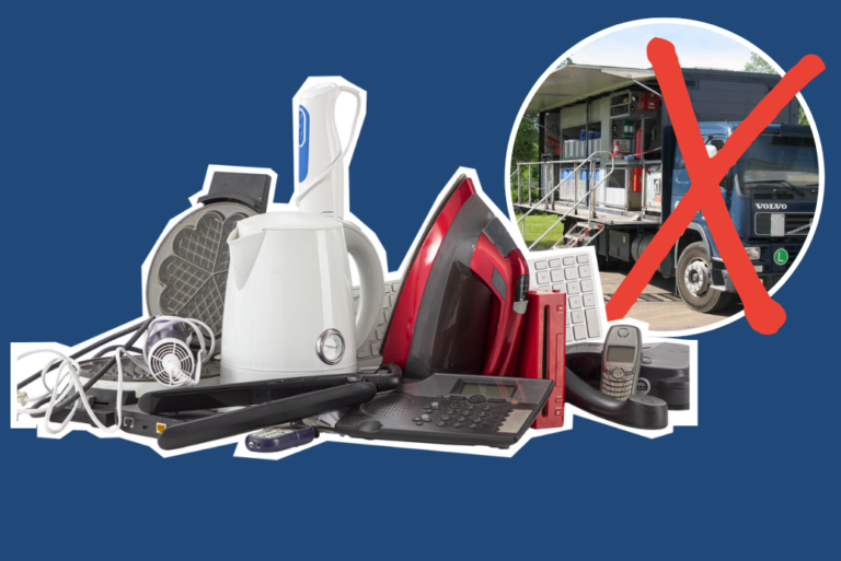 Kein Elektroschrott zum Schadstoffmobil